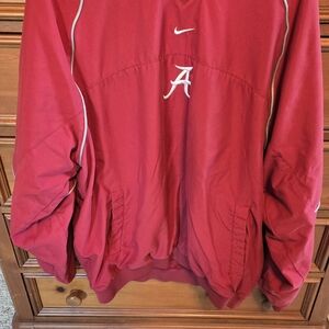 Nike Red Alabama Pullover Jacket Xl